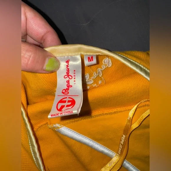 Y2k Pepe Jeans Yellow Halter Dress - Picture 9 of 14